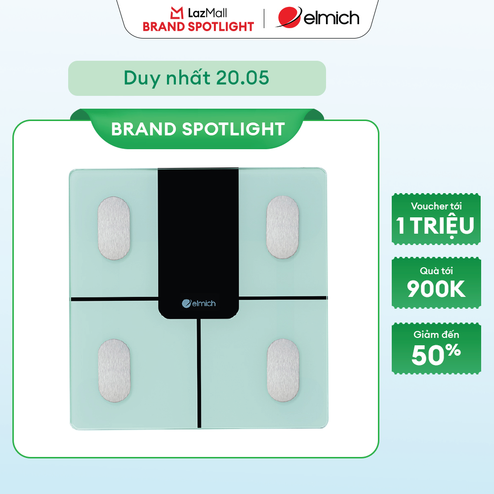 (Chỉ 15-17.07)Cân điện tử sức khỏe Elmich ESE0687