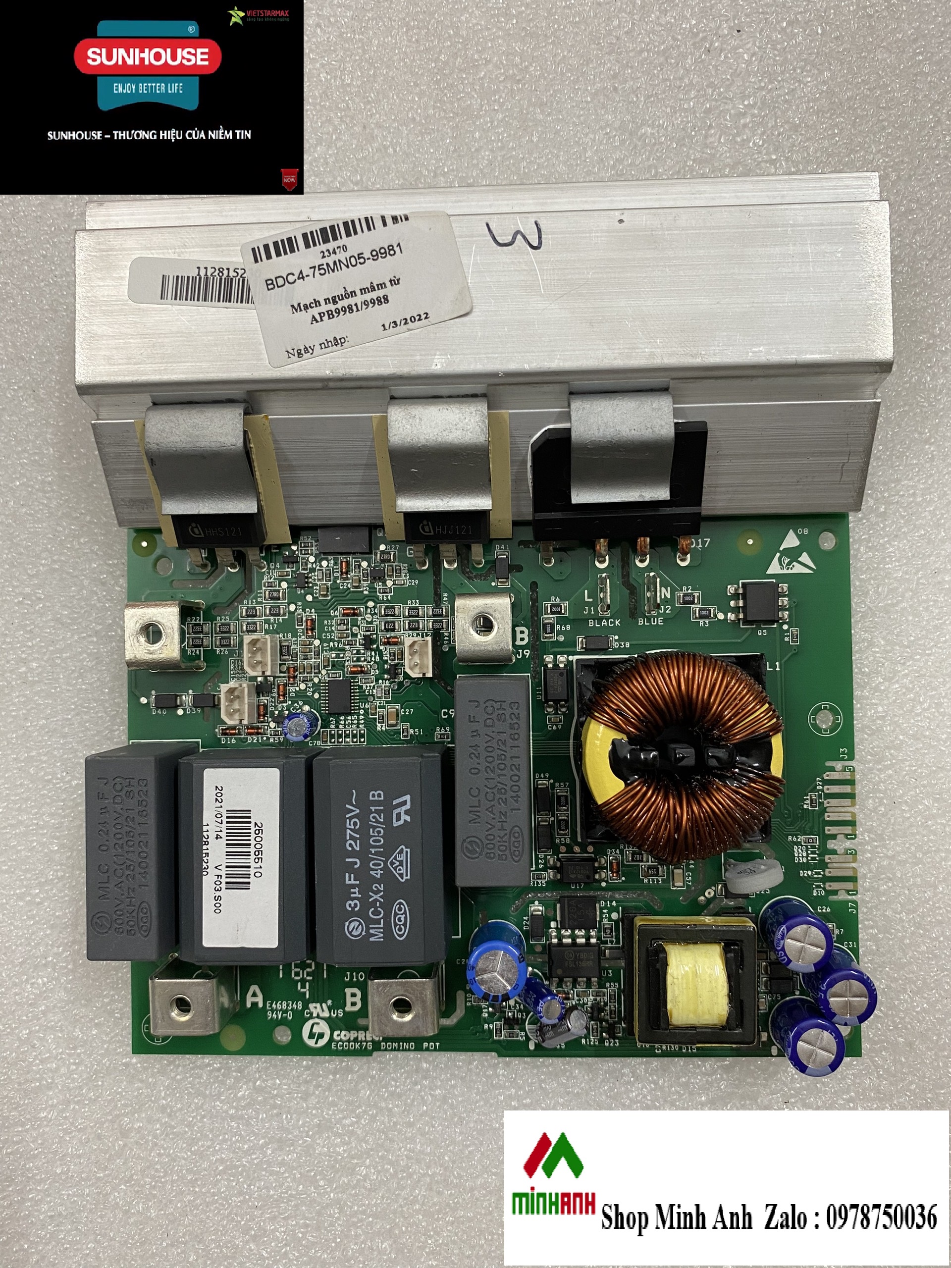 Mạch nguồn bép điện từ cao cấp apex apb 9981,và apb9988