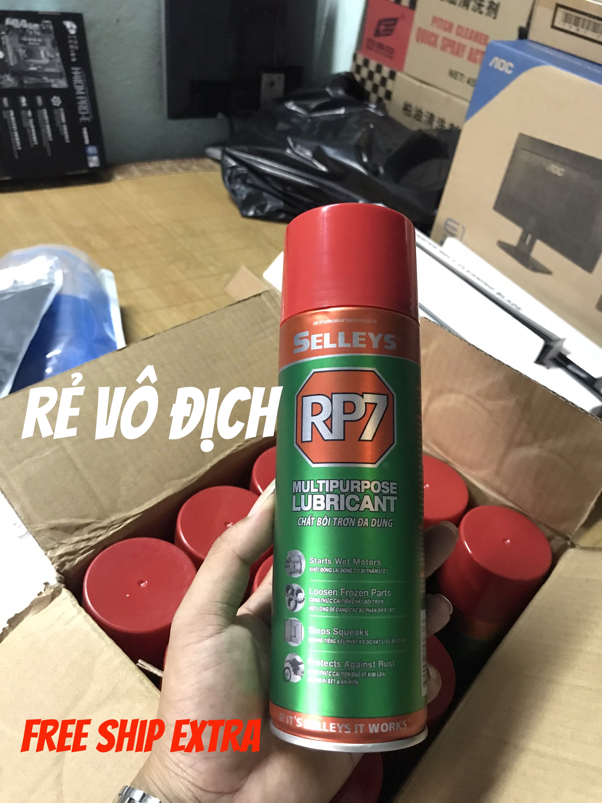 Rp7 300g chai xịt bôi trơn chống rỉ sét