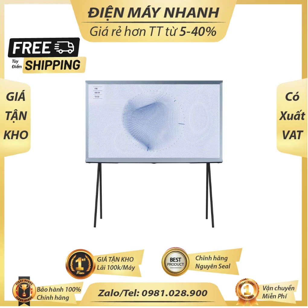 Smart Tivi QLED The Serif Samsung 50 inch QA50LS01BBKXXV - Xanh