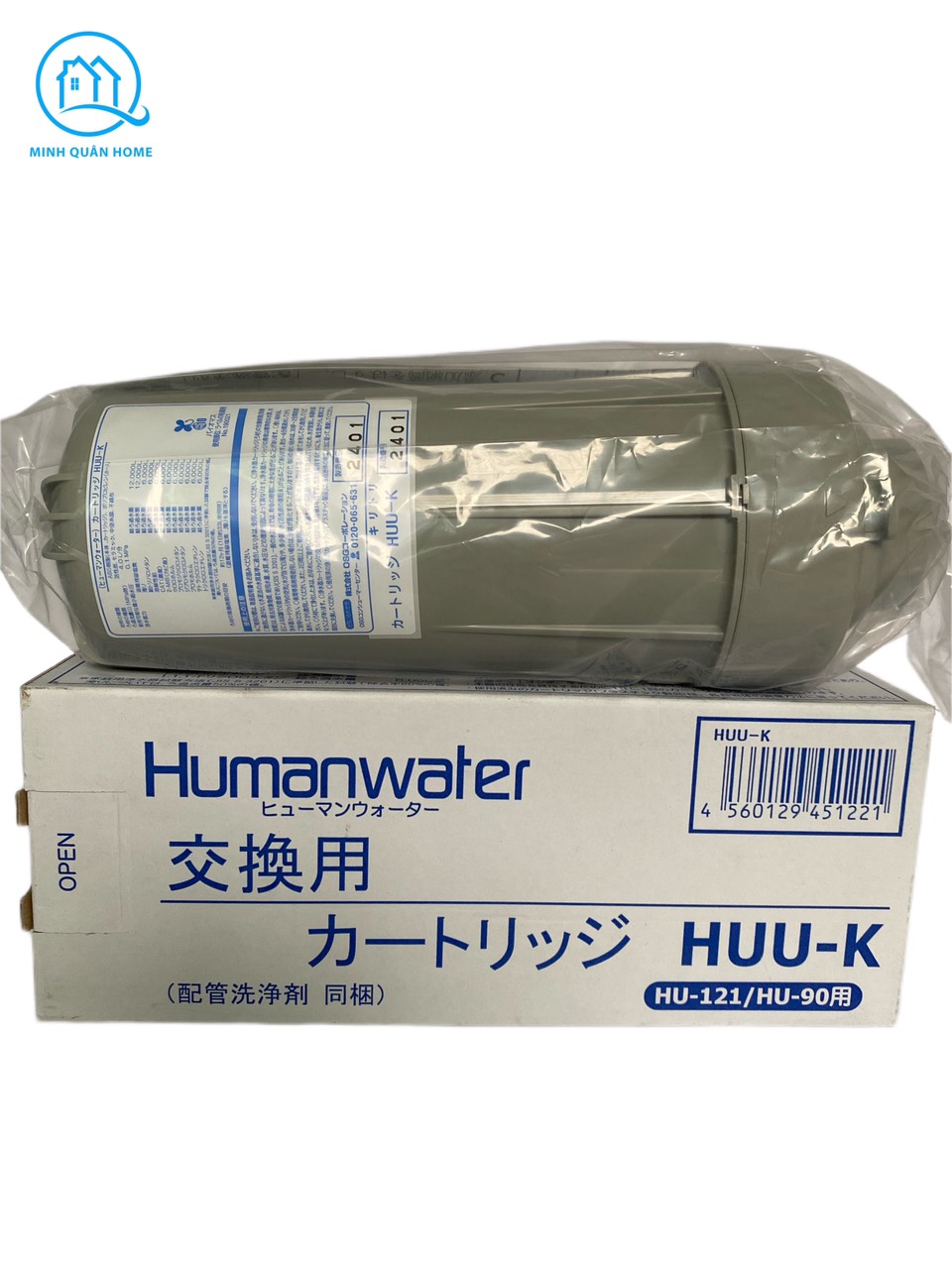 Lõi lọc nước cho máy ion kiềm humanwater hu121, hu90