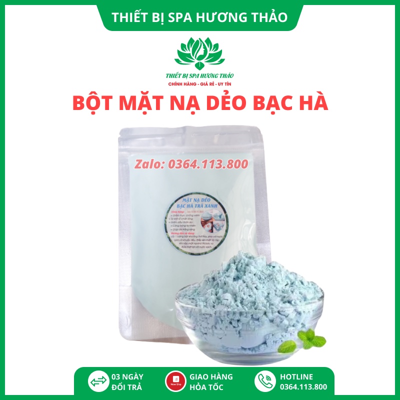 Mặt nạ dẻo bạc hà mát lạnh - trị mụn, giảm dầu nhờn, se khí lỗ chân lông