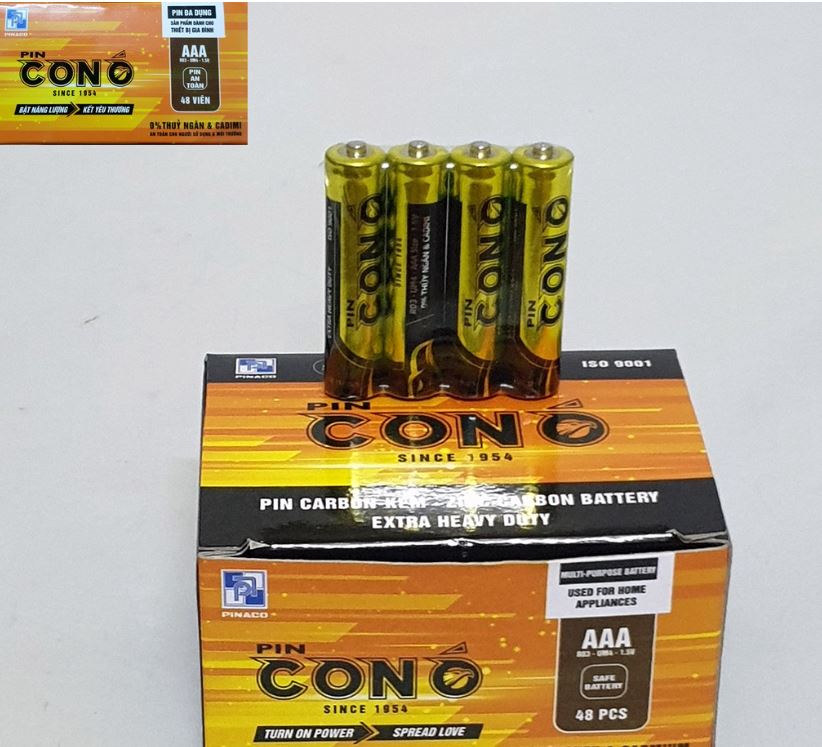 Hộp 40 viên pin 3a con ó pinaco việt nam