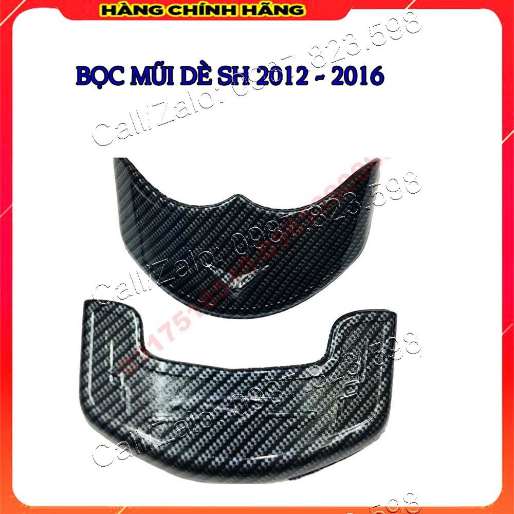 Ốp pô sh 2012 - 2016, thảm lót sàn sh 2012 - 2016, bọc mũi dè trước sau sh 2012 - 2016, ốp tay dắt sh 2012 - 2016, che két nước sh2012 - 2016, ốp bầu gió sh 2012 - 2016, bộ bảo vệ carbon sh 2012 - 2016
