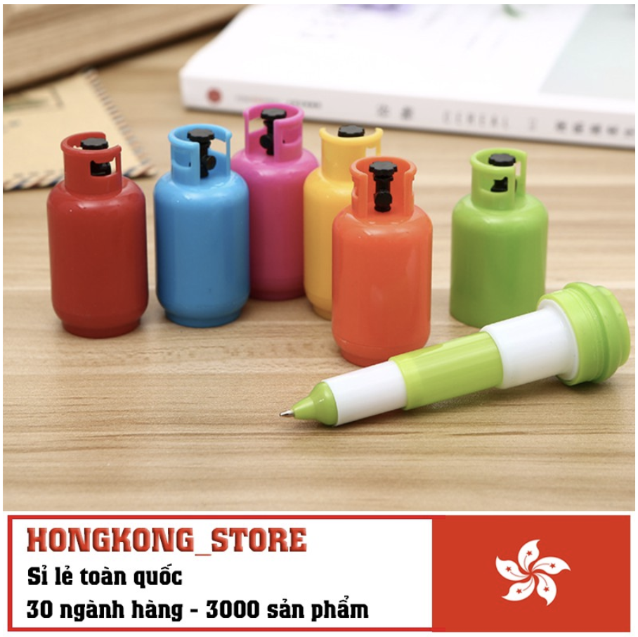 Bút bi viết hình bình ga độc đáo - bút bi nước văn phòng mực đen