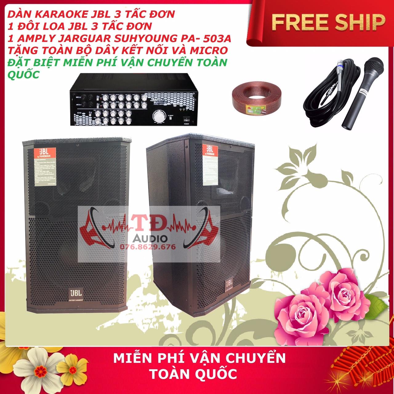 Oa jbl và amply jarguar suhyoung pa-503a nhập khẩu