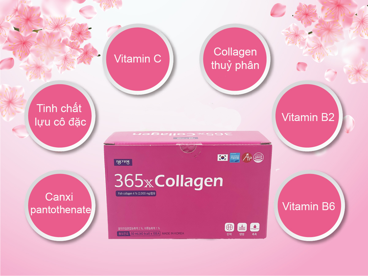 [HCM]COLLAGEN x 365 - Cung Cấp Collagen - Chống Lão Hóa - Tăng Đàn Hồi Cho Da - Tăng Cường Hệ Miễn Dịch - 100% Hàng Nhập Khẩu Hàn Quốc