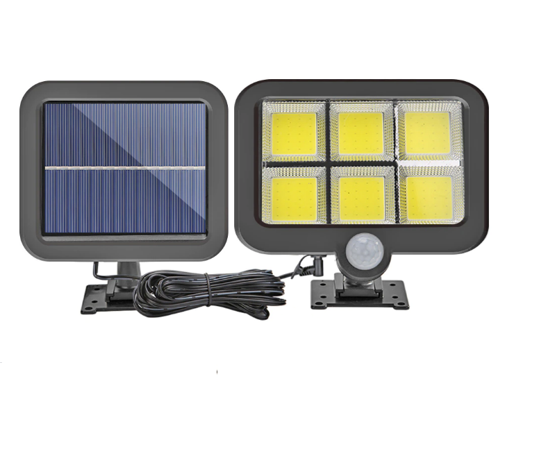 Đèn năng lượng mặt trời solar light mini giá rẻ có điều khiển dùng trong nhà và sân vườn, cảm biến chuyển động SL-F120