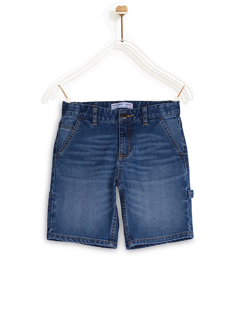 Quần Short jeans Bé Trai M.D.K Carpenter Denim Bermuda