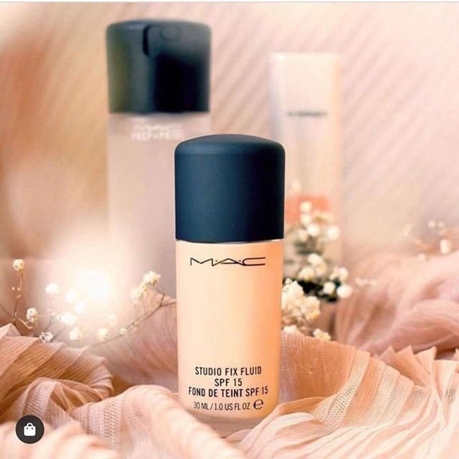 Kem nền lâu trôi 24h MAC Studio Fix Fluid SPF 15/PA++ 30ml - Lyly Lipstick  - Phấn nền, kem nền 