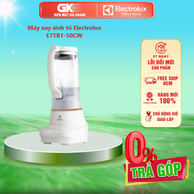 Máy xay sinh tố electrolux e7tb1-50cw - giao toàn quốc - freeship hcm