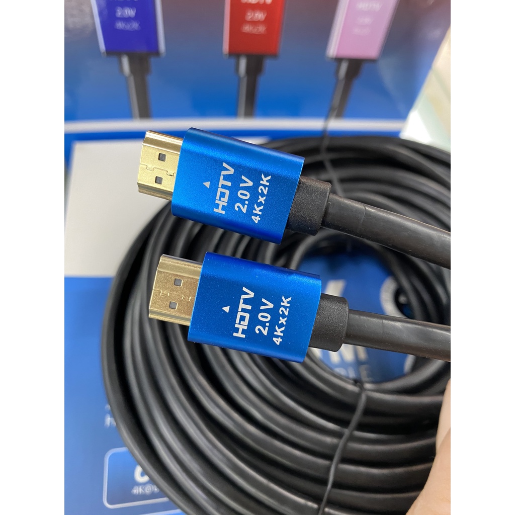Cáp hdmi 10m 15m 20m 25m 30m lõi đồng 4k*2k chuẩn full hd 1080p