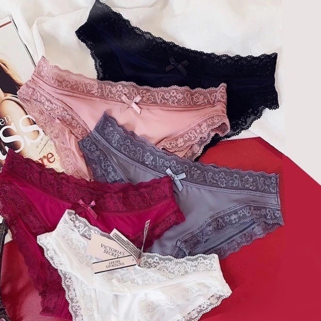 Combo 5 quần lót victoria secret màu nghẫu nhiên --therapy6868-