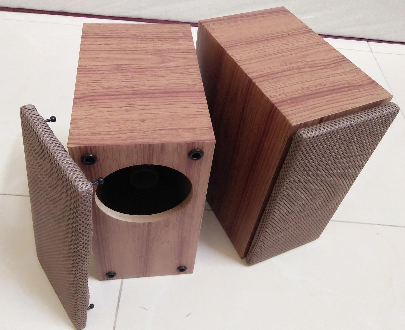 Vỏ thùng loa toàn dải 10cm có ê căng