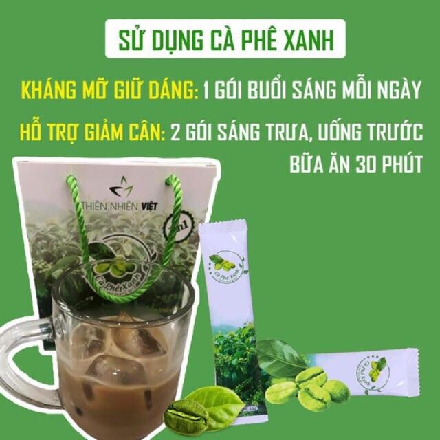 [HCM]Cafe Xanh kháng mỡ - Giúp giảm cân an toàn