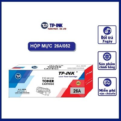Hộp mực 26a dùng cho máy in hp pro m402n hàng nhập khẩu - bảo hành 12 tháng