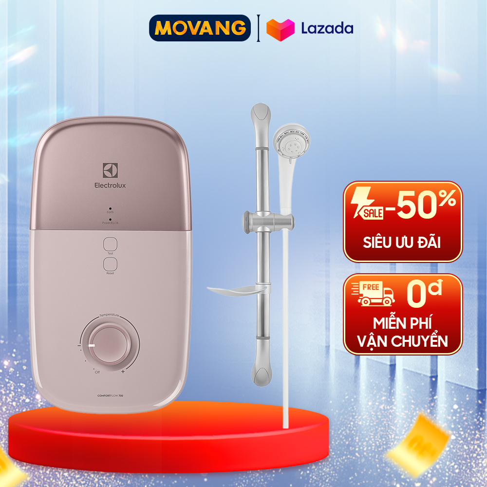 - máy nước nóng electrolux ewe451lb-dpx2 - công suất 4500w làm nóng trực tiếp nhiệt độ tối đa 55 độ c