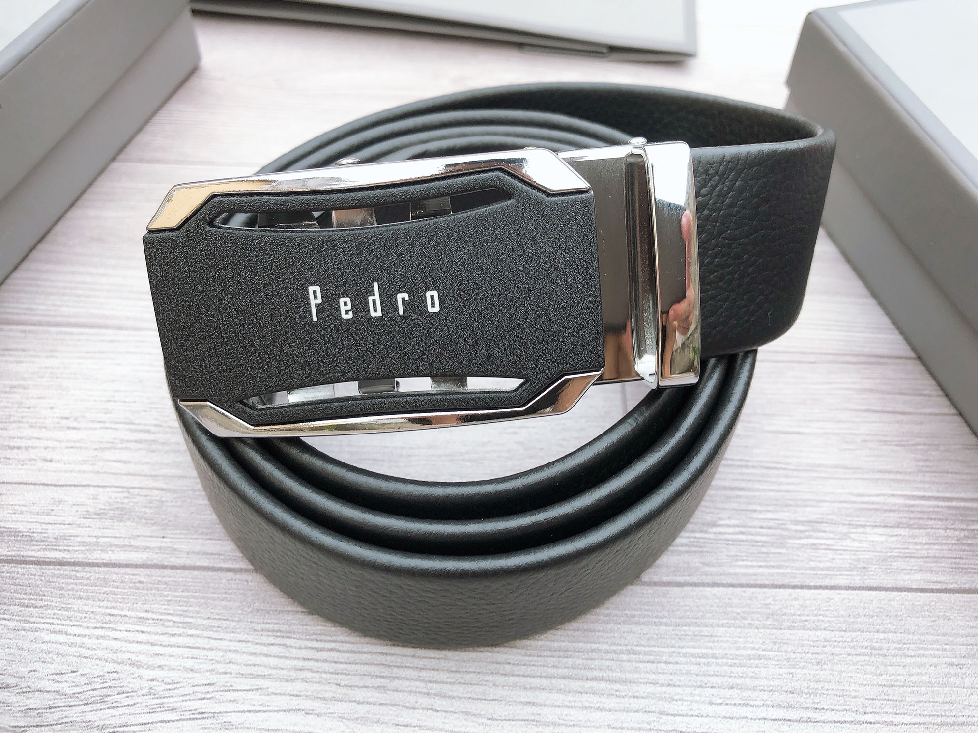Thắt lưng da nam pedro - 022 khóa tự động