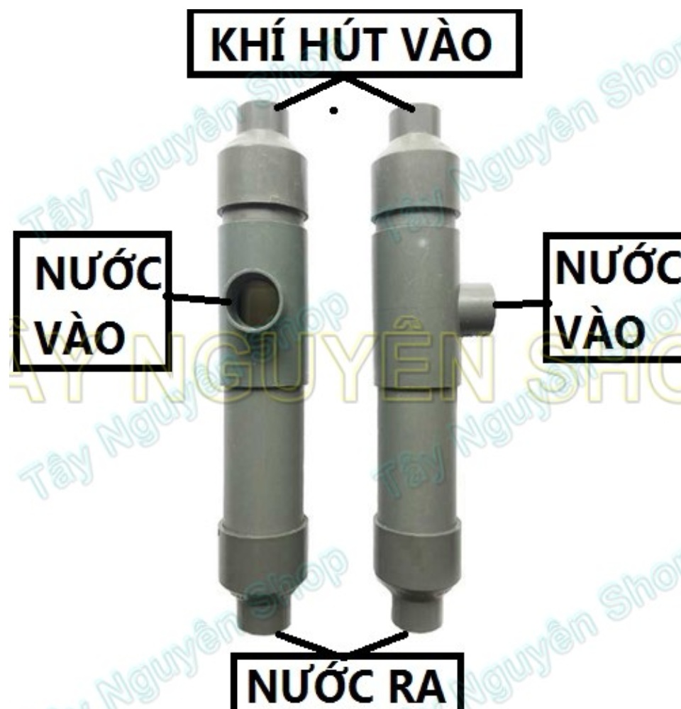 Bộ sản phẩm trộn khí oxy Ejector trong hệ thống lọc nước giếng khoan 1 chiếc