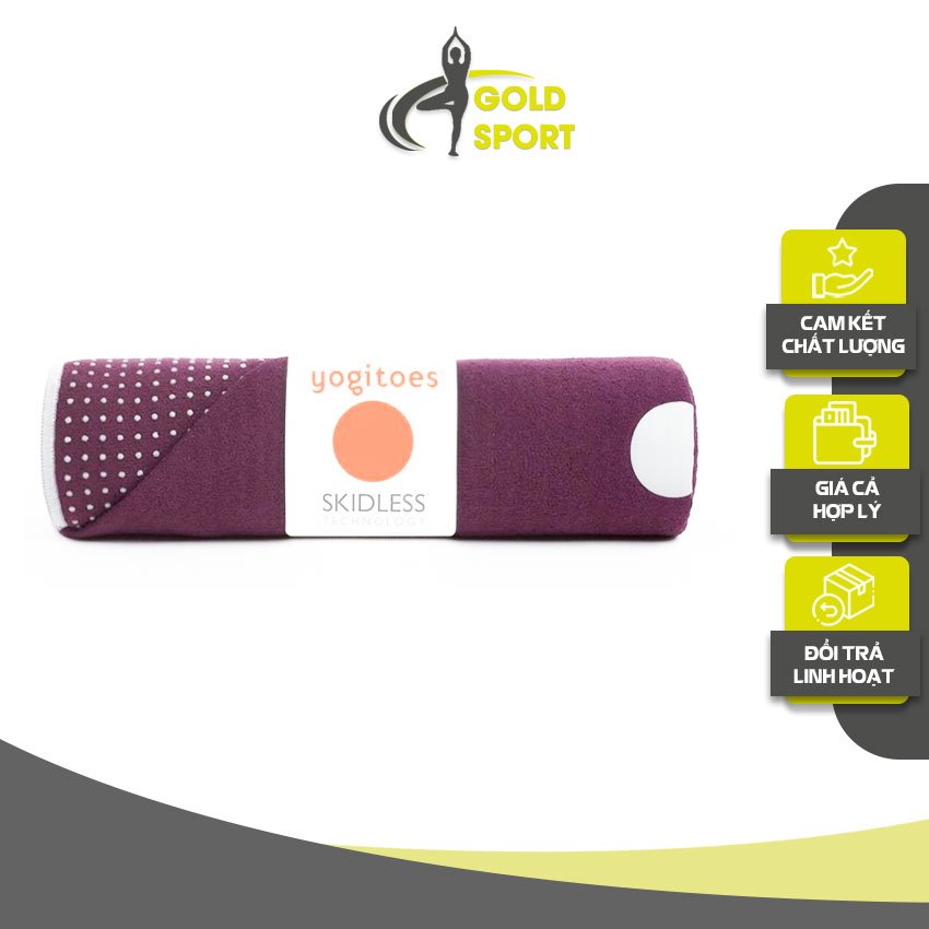 Khăn Trải Thảm tập Yoga Manduka Yogitoes Chính Hãng Loại Dày Cao Cấp GS14 Chất Liệu Siêu Bền, Thấm Hút Mồ Hôi, Có Thể Giặt Máy - GOLD SPORT