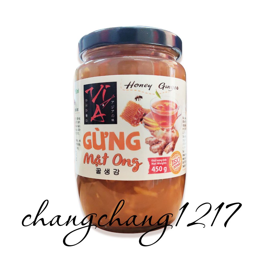 Gừng Mật Ong Golden Farm Hủ 450gr