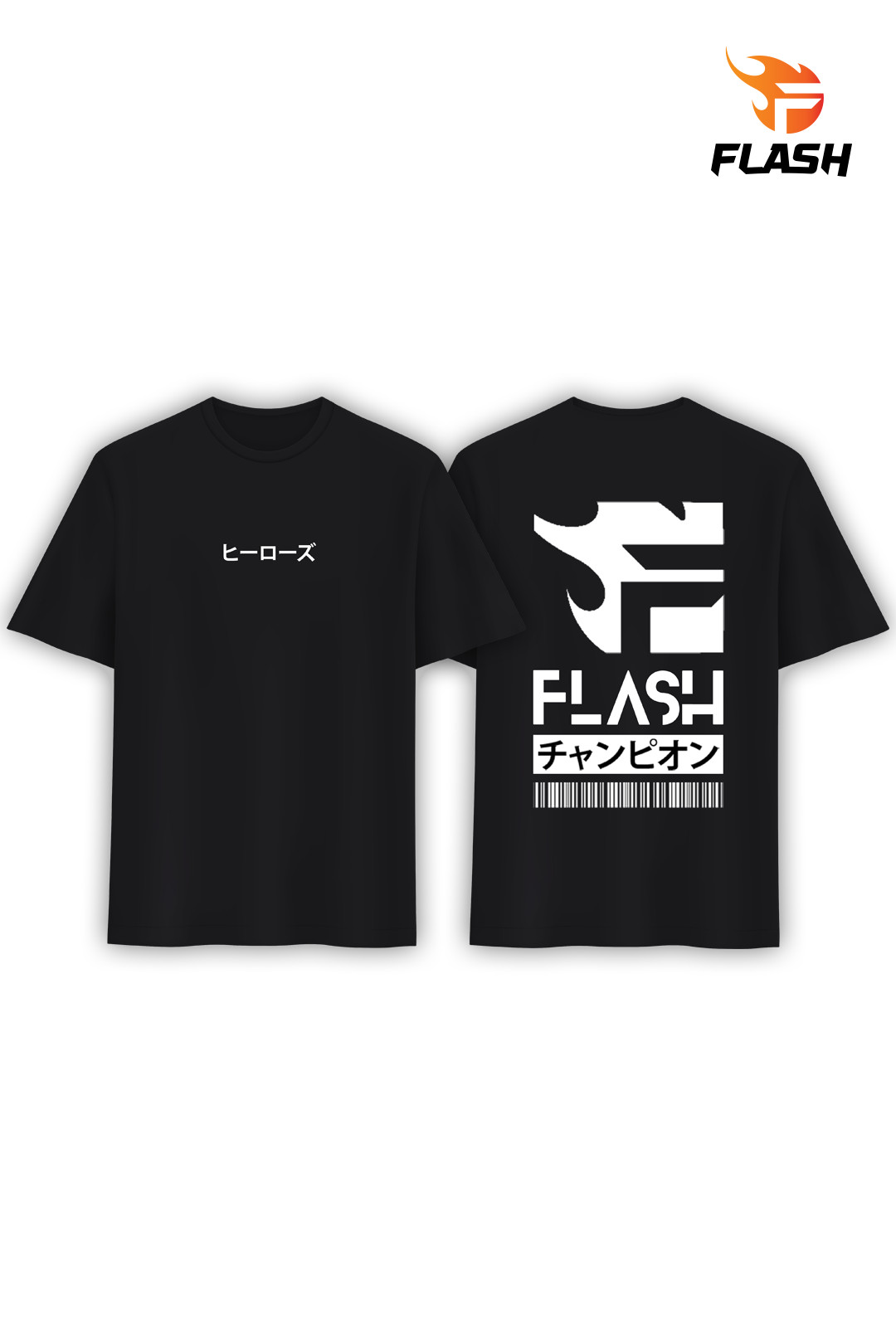 Áo thun team flash champion graphic