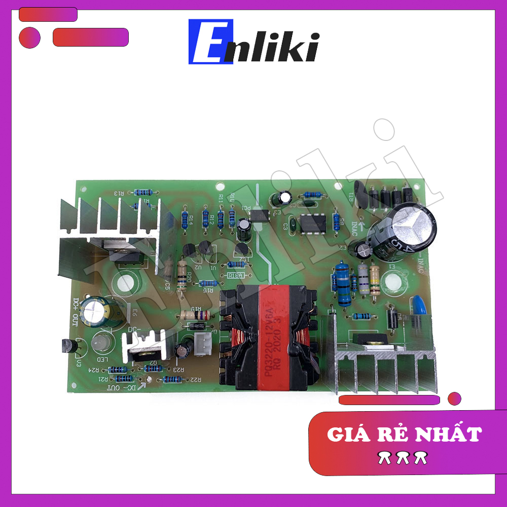 Mạch sạc acquy 12v 6a tq