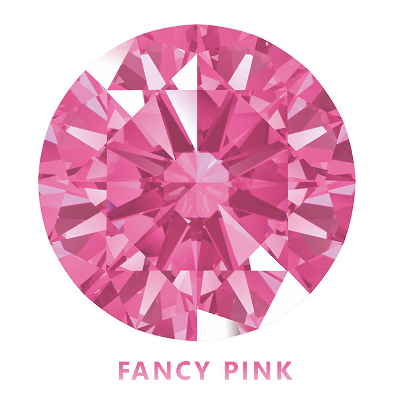 [HCM]Kim cương nhân tạo Swarovski - Đá màu hồng cánh sen (FANCY PINK)