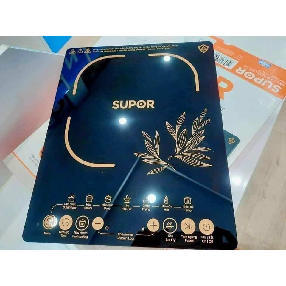 Bếp từ đơn supor sdh cb11tvn-yl210 công suất 2100w bảo hành chính hãng 12 tháng