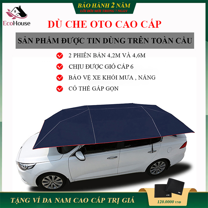 Ô Che Nắng Ô Tô, Dù Che Mưa Nắng Xe Hơi Cao Cấp, Loại Đóng Mở Bằng Tay, Bảo Hành 2 Năm, Lỗi Đổi Mới Trong 7 Ngày Đầu Nhận Hàng
