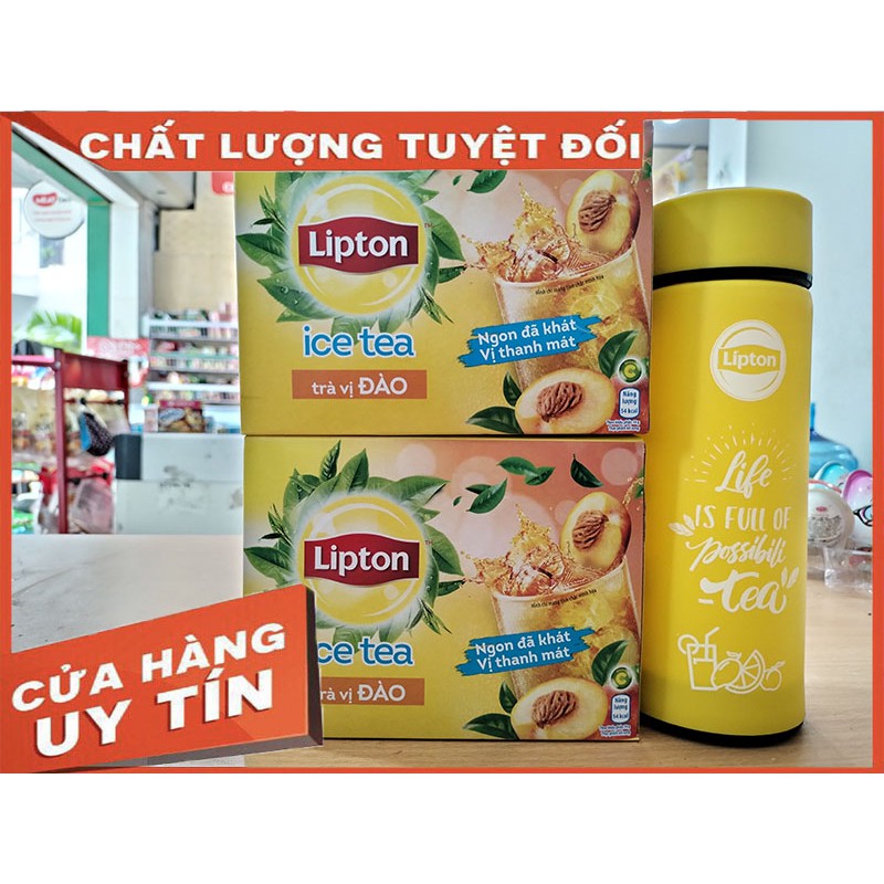 Trà đào lipton ice tea hộp 224g