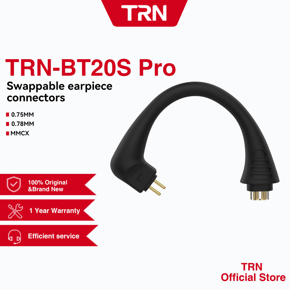 Trn bt20xs cable hifi earphone mmcx/2pin qdc connector use for tfz trn vx ba8 v90 v10/v20/v60 v30 v80 v90s
