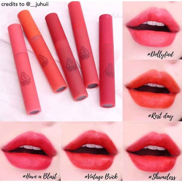 Son kem lì siêu mịn lên màu siêu chuẩn 3CE Smoothing Lip Tint cam kết sản phẩm đúng mô tả chất lượng đảm bảo