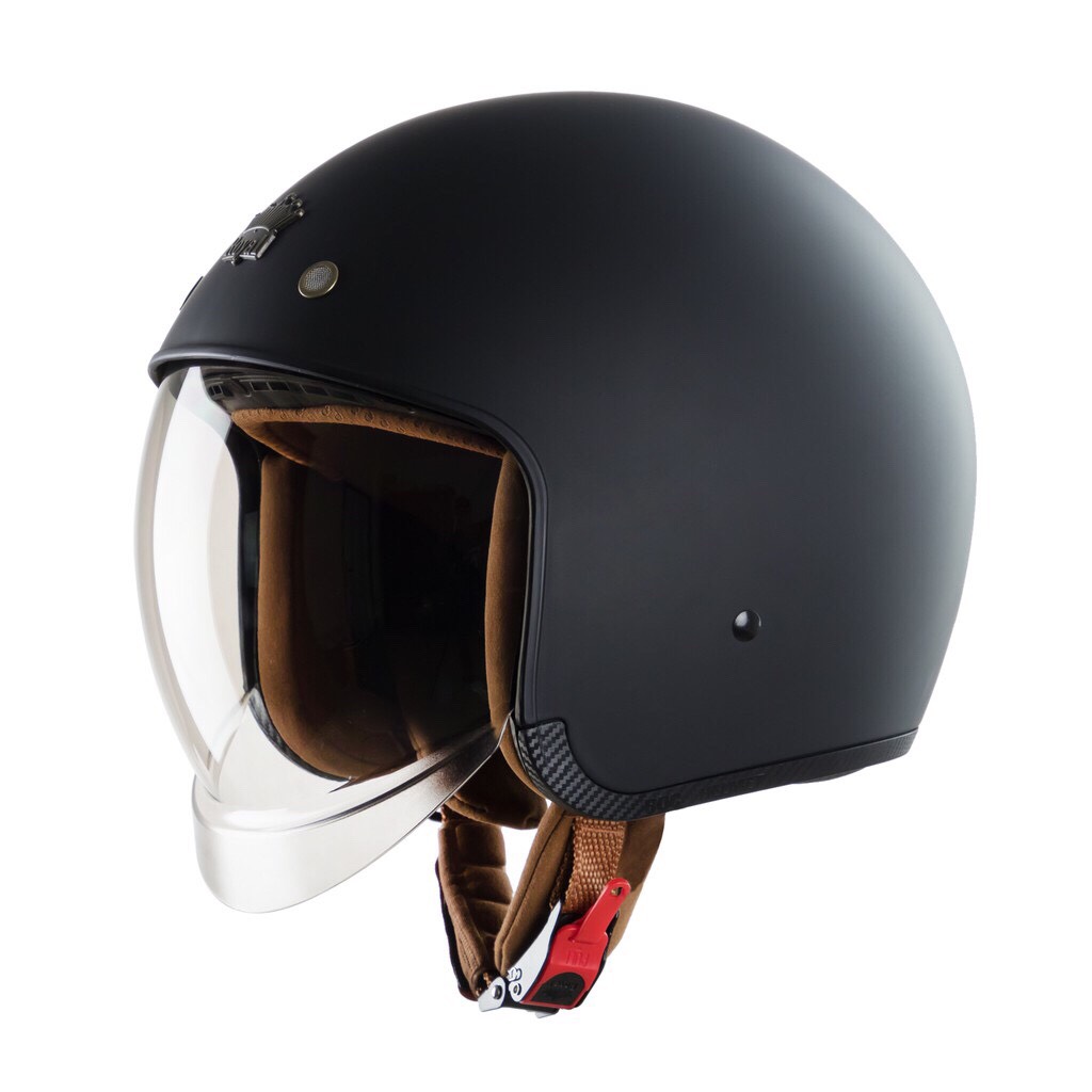 Mũ bảo hiểm trùm ¾ đầu - Kính âm cao cấp - Royal M139 - Màu đen nhám -  Hàng chính hãng - Bảo  hành 12 tháng