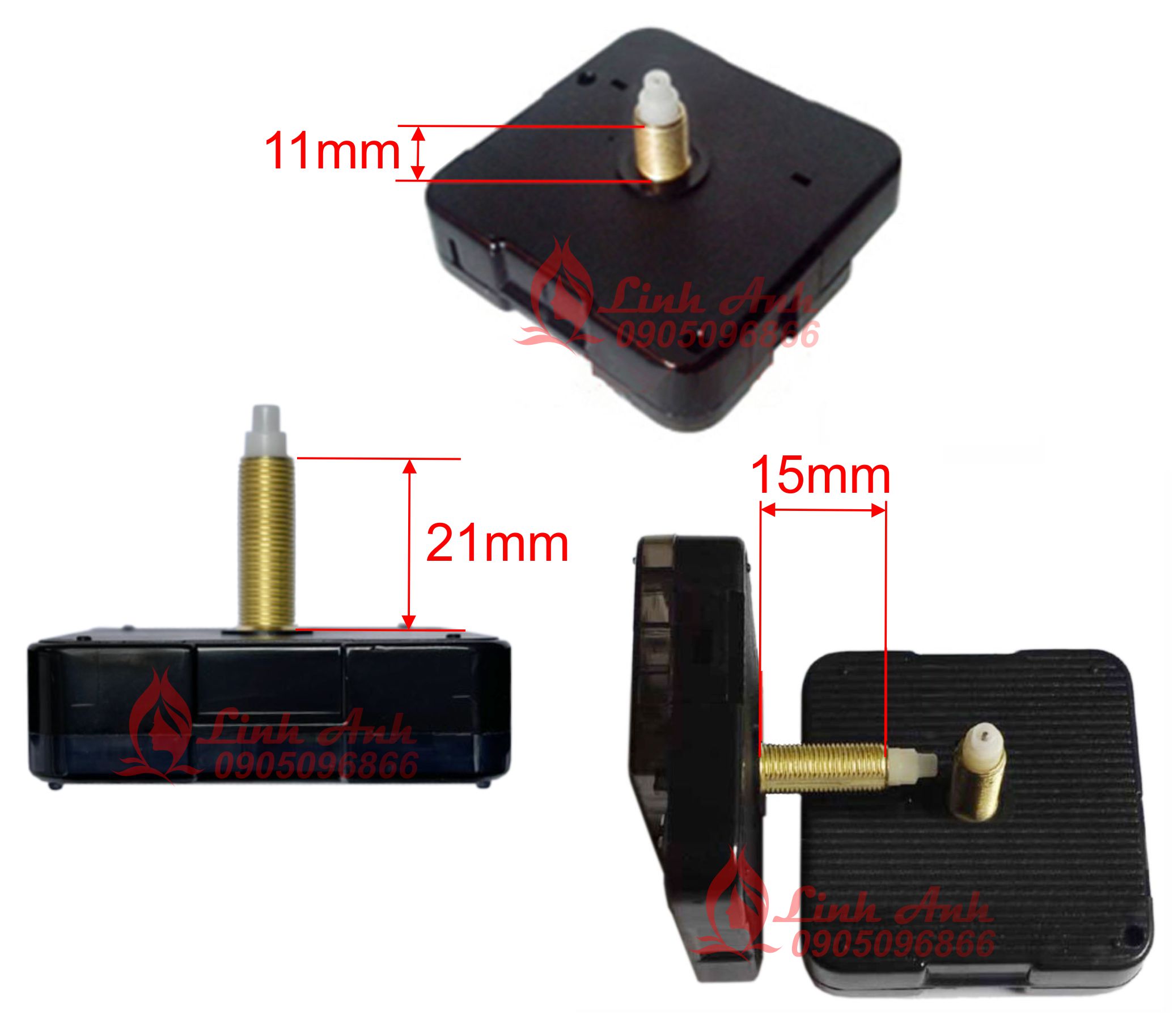 Máy đồng hồ treo tường trục dài (Kim trôi)