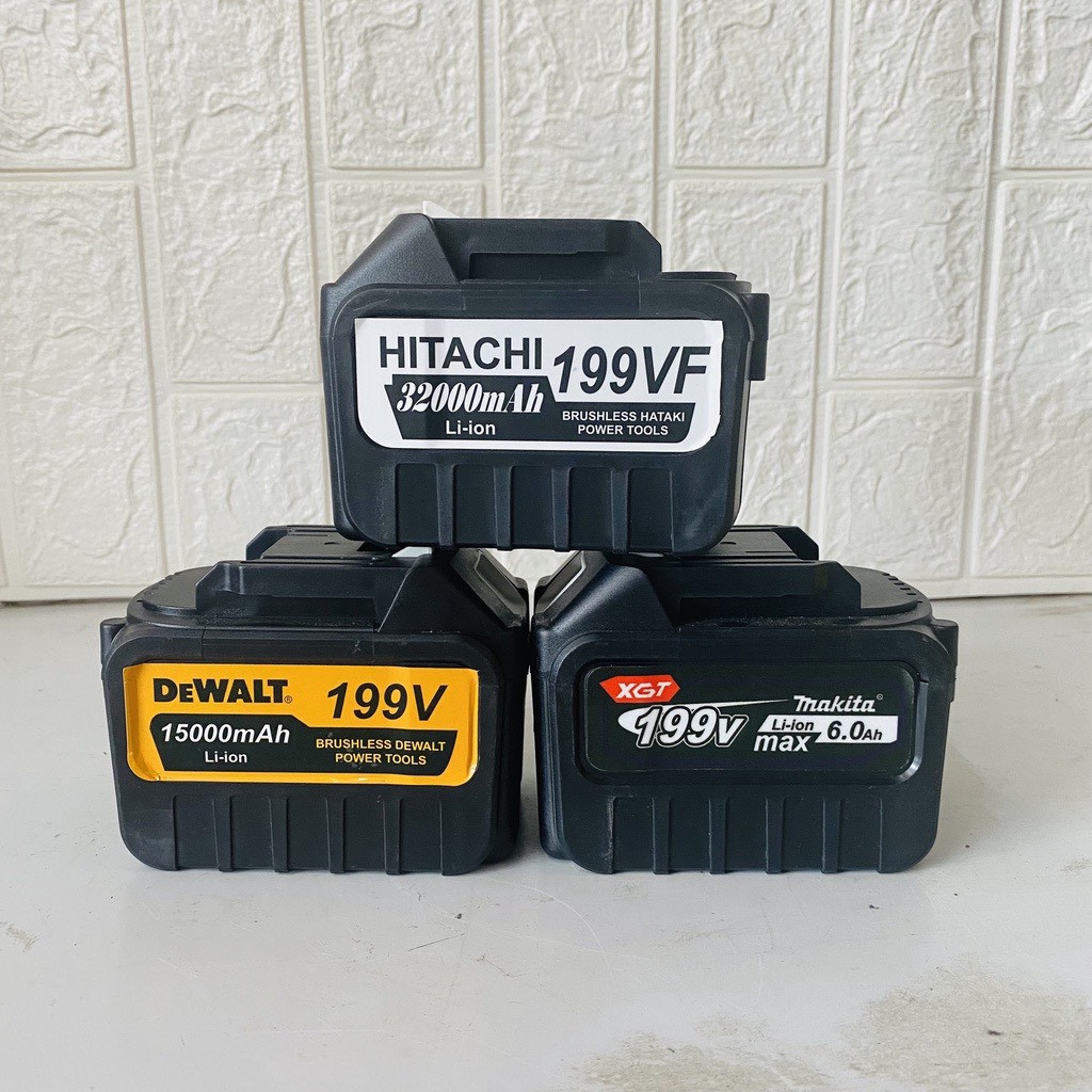 Pin máy khoan, máy mài, máy siết bulong 15 cell chân gài dùng cho các loại máy khoan, máy mài máy siết bulong