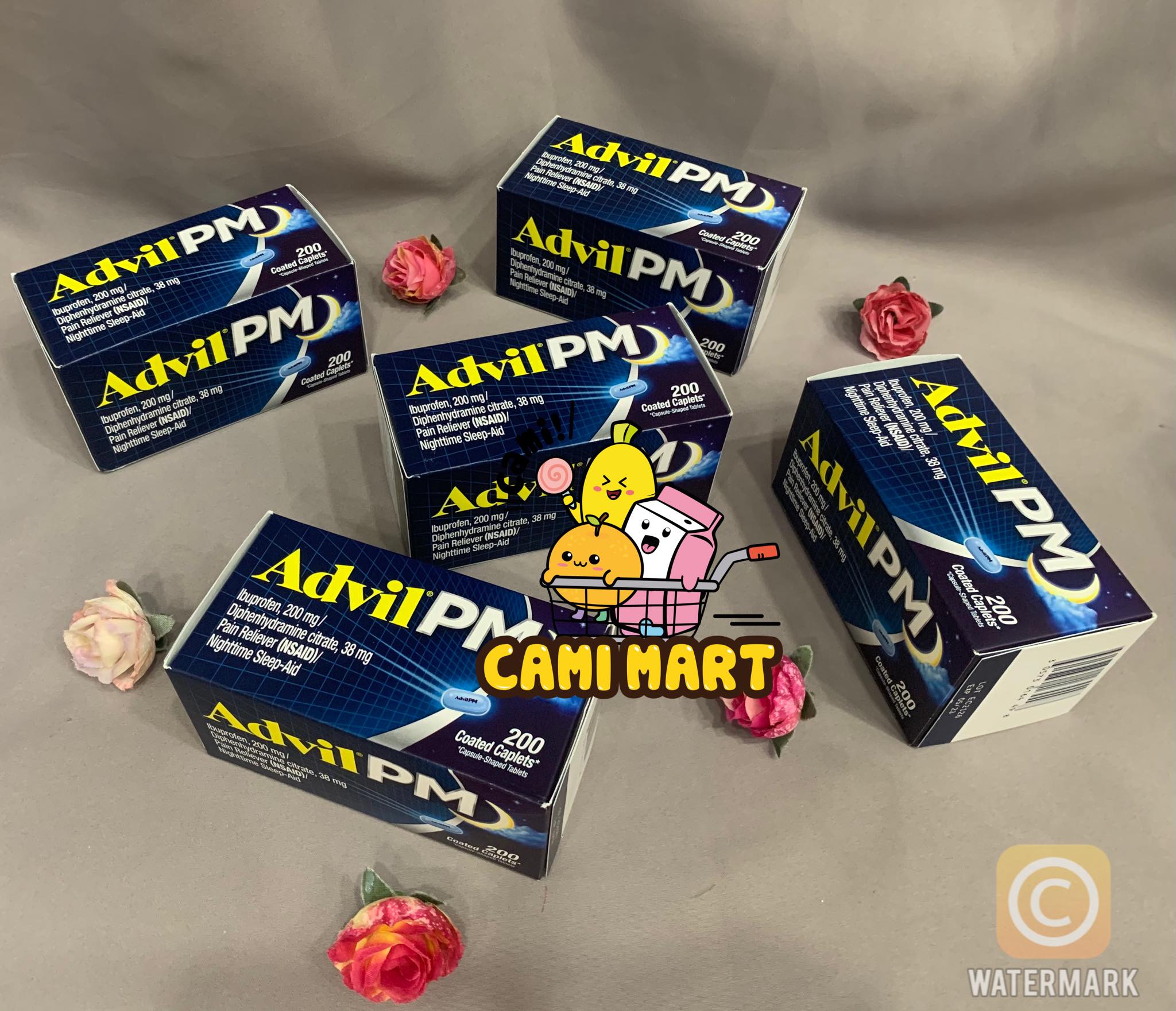 Viên giảm đau Advil PM 200mg 200 viên- dùng ban đêm