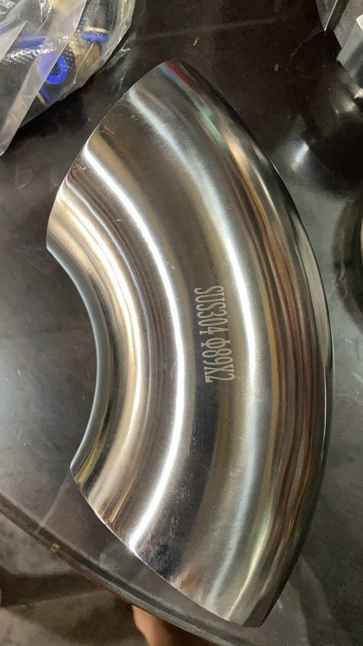 Co hàn inox vi sinh 304, co hàn inox, co inox bóng phi 19/21/27/34/42/49/51/60/63/76/90/102