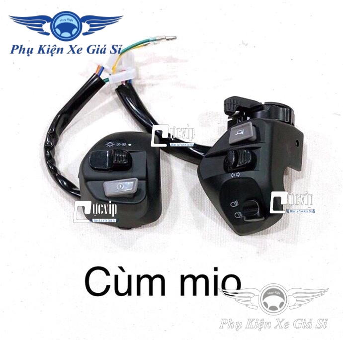 Bộ cùm công tắc độ gắn exciter nouvo jupiter luvias sirius kiểu dáng mio đẳng cấp ms2263