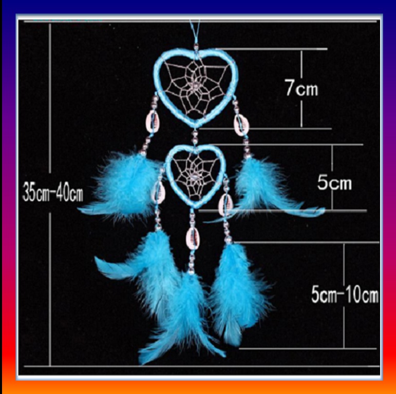 [HCM]Dreamcatcher - Vòng lưới bắt giấc mơ đẹp Đính Lông Vũ Trang Trí Nội Thất