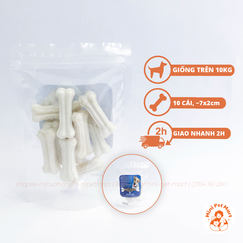 [HCM]Bánh xương snack bánh thưởng cho chó TÀI HƯNG THỊNH 726 (10 cái)