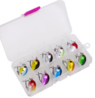 Combo 10 mồi ruồi câu lure rô phi, rô ta, lóc, sộp...