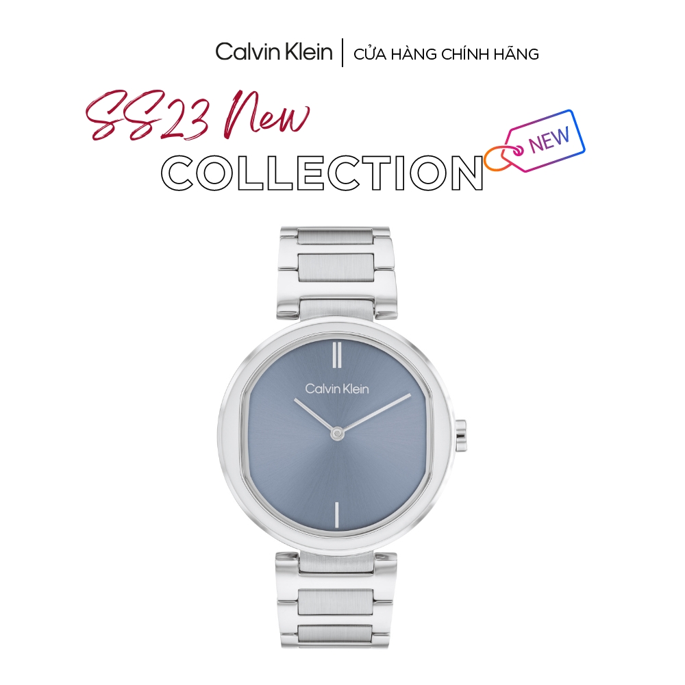 15-17.8 - DISCOUNT 25% x Đồng hồ Calvin Klein Nữ Dây Kim Loại SS23