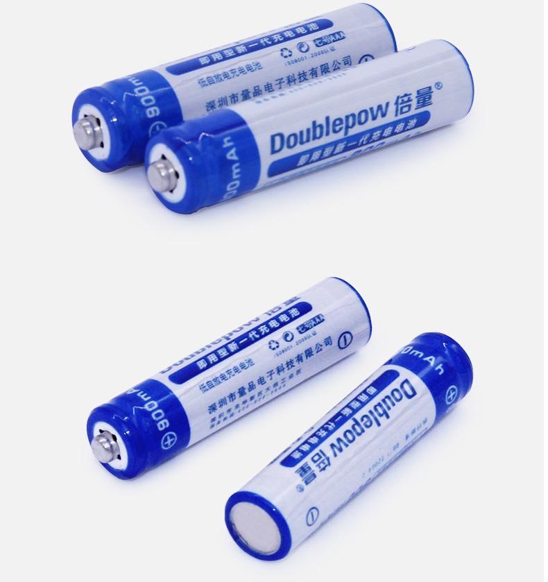 Bộ 4 viên pin đũa sạc AAA 900mAh  Doublepow