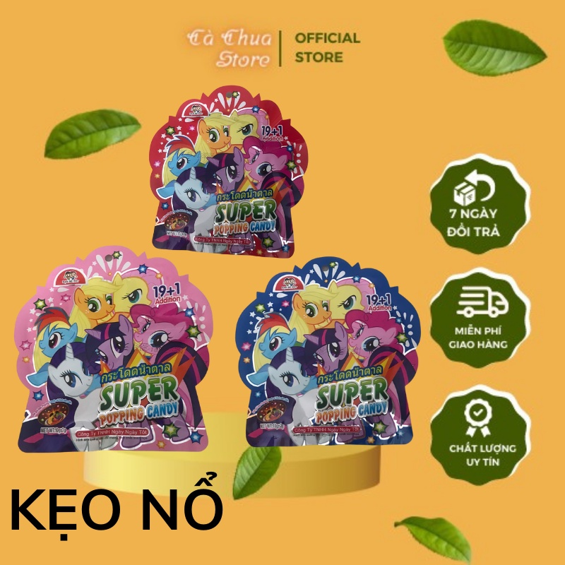 Kẹo nổ super popping candy - bịch 10g