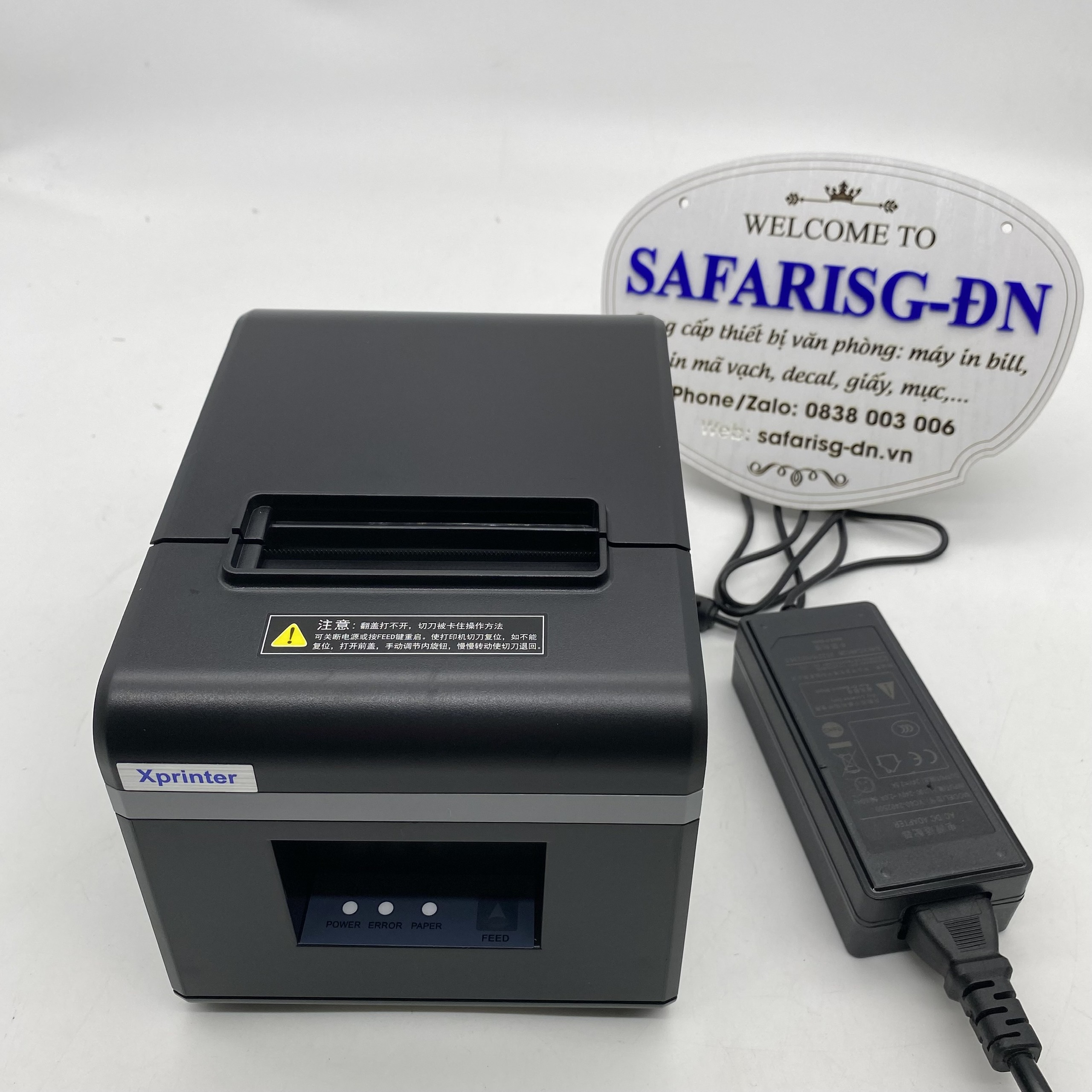Máy in hóa đơn khổ 80 Xprinter XP-N160 in từ máy tính và điện thoại