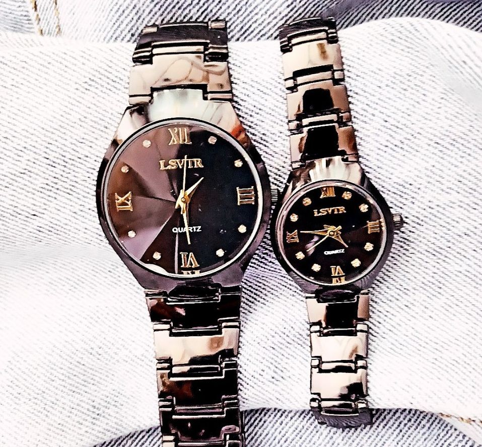Đồng Hồ Cặp Đôi Nam Nữ LSVTH  Thời Trang Cao Cấp gia 2 cai