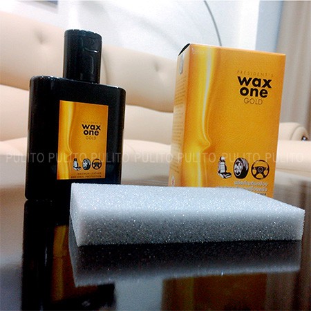 Xi đánh áo da Wax one gold Thái Lan 135ml làm sạch và dưỡng bóng đồ da, nội thất oto.