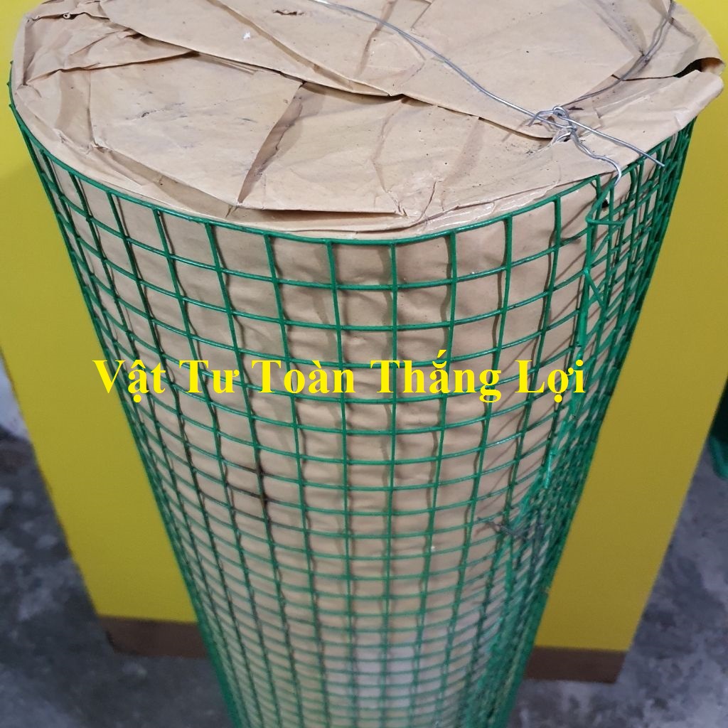 Lưới sắt bọc nhựa mắt lưới màu xanh làm chuồng nuôi gà vịt thú nuôi