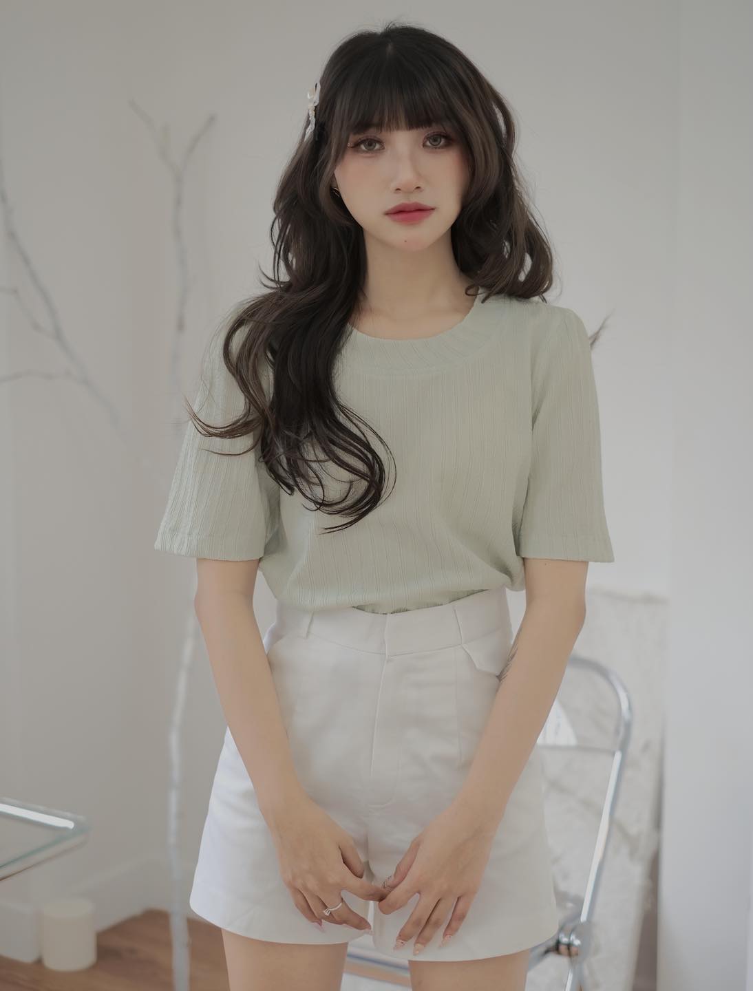 Áo kiểu "niki top " by ellyclothing